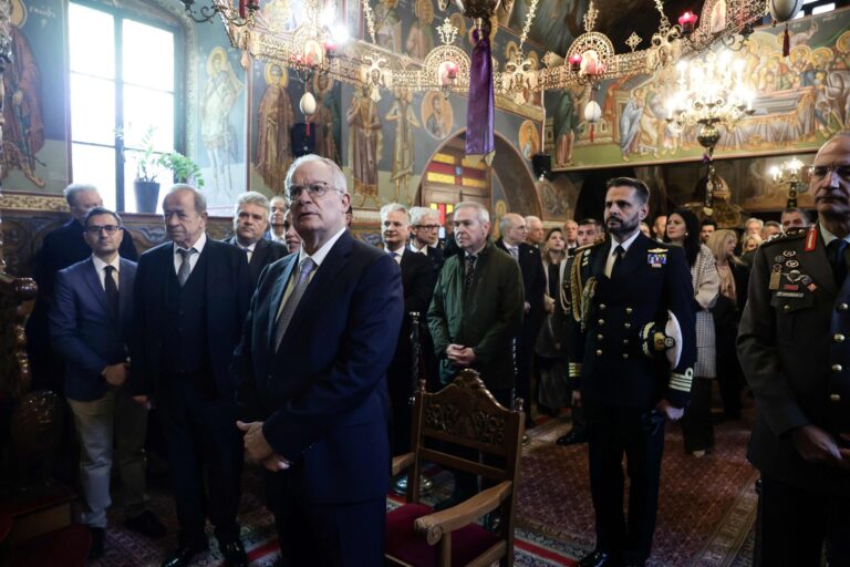 Ο ΠτΔ στη Δοξολογία της 205ης επετείου από την έναρξη του απελευθερωτικού αγώνα στη Μάνη