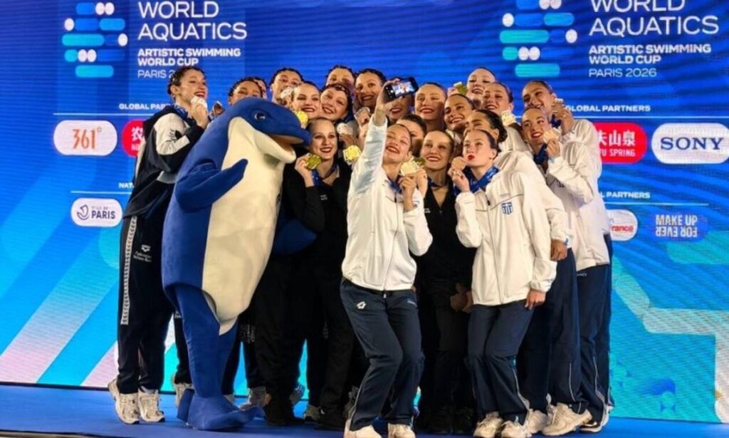 Χάλκινο μετάλλιο για την εθνική Ελλάδος στο παγκόσμιο τεχνικής κολύμβησης!