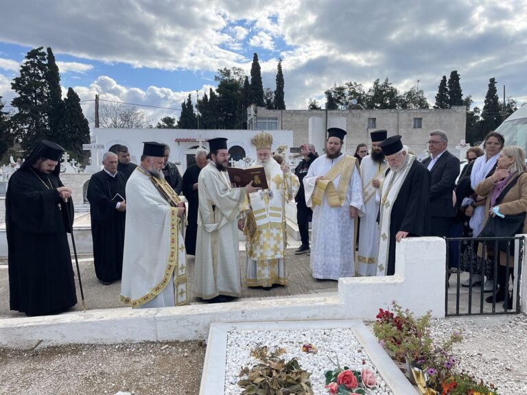 Αρχιερατική Θ. Λειτουργία το Σάββατο του Λαζάρου στο Α’ Κοιμητήριο Κορίνθου