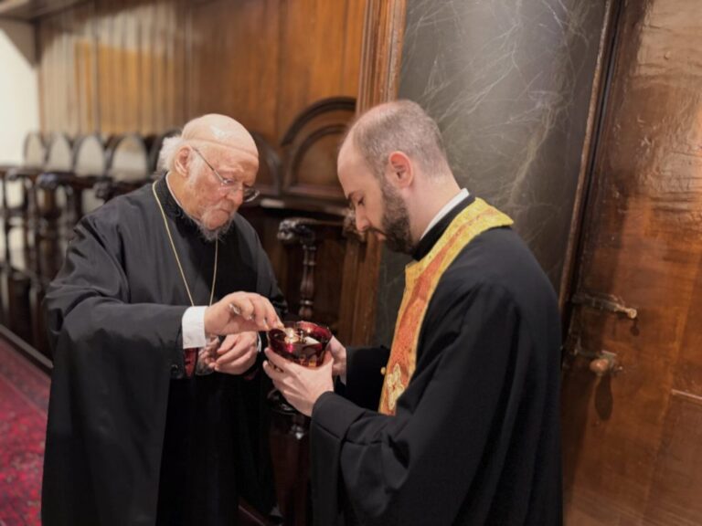 Ο Οικουμενικός Πατριάρχης στο Μυστήριο του Ιερού Ευχελαίου