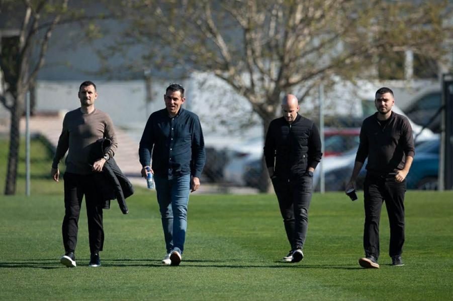 ΠΑΟΚ: Στην προπόνηση ο Νίκος Σαββίδης