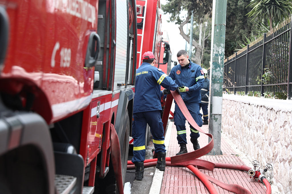 Φωτιά στη Λάρισα στην περιοχή Γόννων