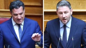 Άγρια κόντρα Ανδρουλάκη Γεωργιάδη: “Πάμε και στα δικαστήρια να τα πούμε και εκεί μετά χαράς” – “Η συκοφαντία και η πολιτική αλητεία έχουν κοντά πόδια” (Βίντεο)