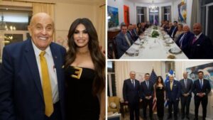 Κίμπερλι Γκίλφοϊλ: Παρέθεσε δείπνο στην Αθήνα για τα 82α γενέθλια του Ρούντολφ Τζουλιάνι – Ποιοι υπουργοί ήταν στο τραπέζι (Εικόνες)