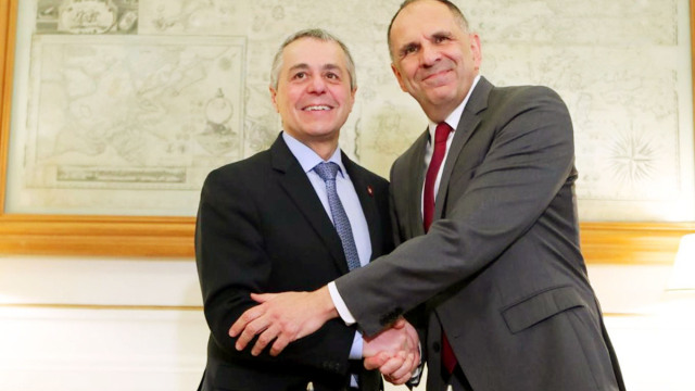 Γεραπετρίτης: Στην εμβάθυνση των σχέσεων Ελλάδας Ελβετίας σε άμυνα, επενδύσεις και μεταναστευτικό επικεντρώθηκε η συνάντηση με τον Ελβετό ΥΠΕΞ