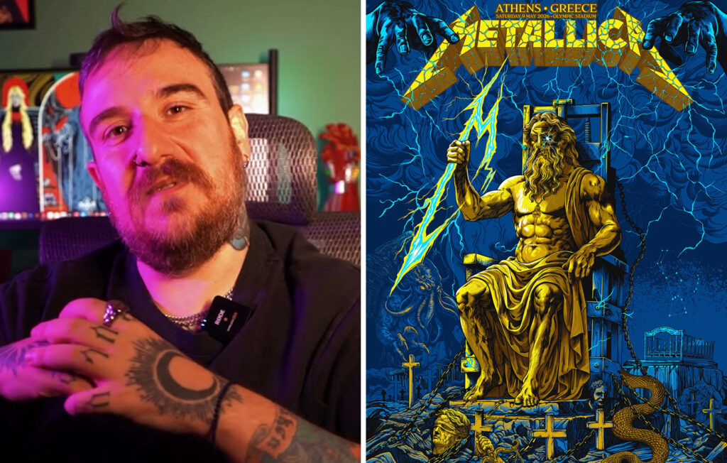 Metallica στην Αθήνα: Ο Έλληνας πίσω από την αφίσα της θρυλικής μπάντας μιλά στο Newsbeast
