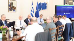 Υπό τον Μητσοτάκη η σύσκεψη στο Μαξίμου για αγροτικές ενισχύσεις ευλογιά αιγοπροβάτων – Εξετάστηκε το ύψος των νέων καταβολών