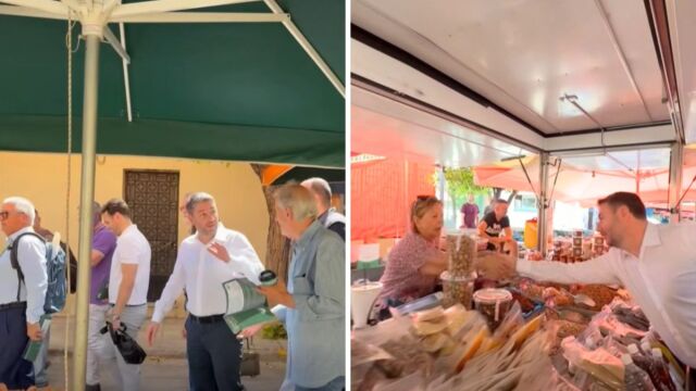 Απίστευτη ατάκα σε Ανδρουλάκη κατά τη βόλτα του στο Ίλιον: “Πιο ωραίος φαίνεσαι από κοντά, σε χαλάει η τηλεόραση” (Βίντεο)
