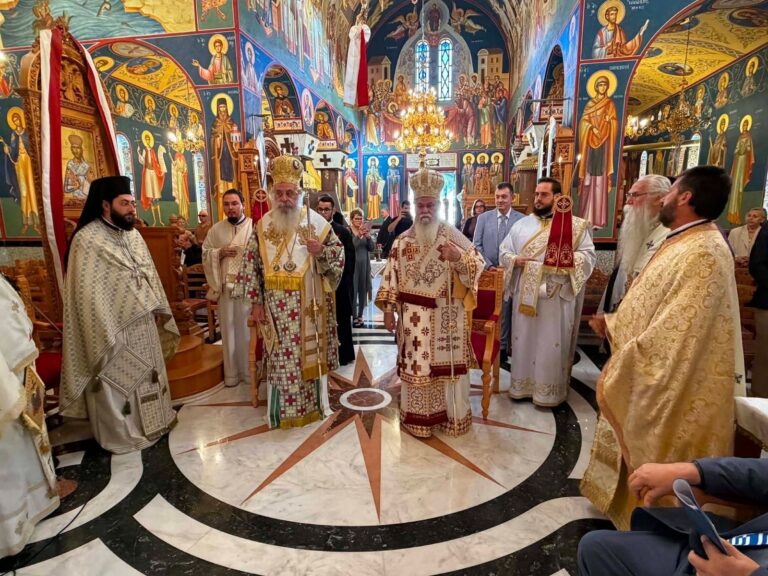 Συλλείτουργο Μαντινείας και Καλαβρύτων για την εορτή του Αγίου Ενδόξου Νεομάρτυρος Παύλου του εξ Αροανίας