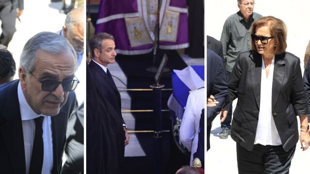 Νίκος Ταγαράς: Αποφεύχθηκε συνάντηση Μητσοτάκη και Σαμαρά – Τα στιγμιότυπα που ξεχώρισαν στην κηδεία (Εικόνες)