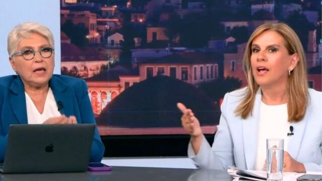 Κόντρα on air μεταξύ Ράπτη Καλογεροπούλου: “Ο ΣΥΡΙΖΑ πτώχευσε τη χώρα” – “Ποιος έβαλε τη χώρα στα μνημόνια;” (Βίντεο)