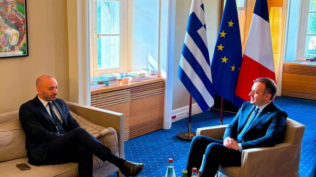 Επαφές Χατζηβασιλείου στη Γαλλία – Στο επίκεντρο η ευρωπαϊκή ατζέντα και η συνεργασία των δύο χωρών (Εικόνες)