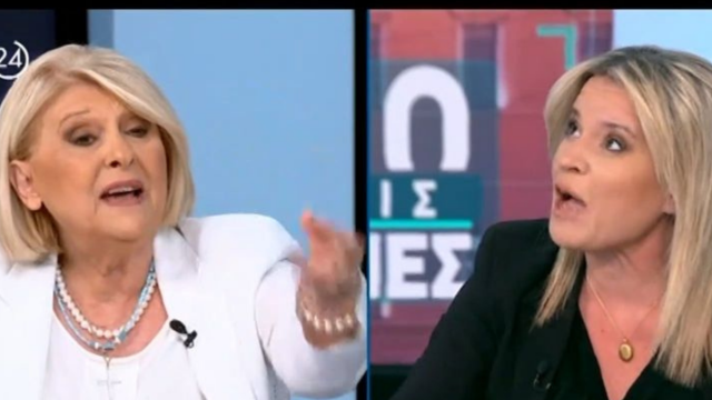 Βούλτεψη vs Αντωνοπούλου on air: “Μην λέμε τώρα τρέλες” – “Μην τα λες αυτά που σου λένε” (Βίντεο)