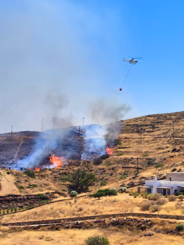 Καβάλα: Έσβησε η φωτιά στο Κοκκινόχωμα, μεγάλη κινητοποίηση πυροσβεστών και εθελοντών