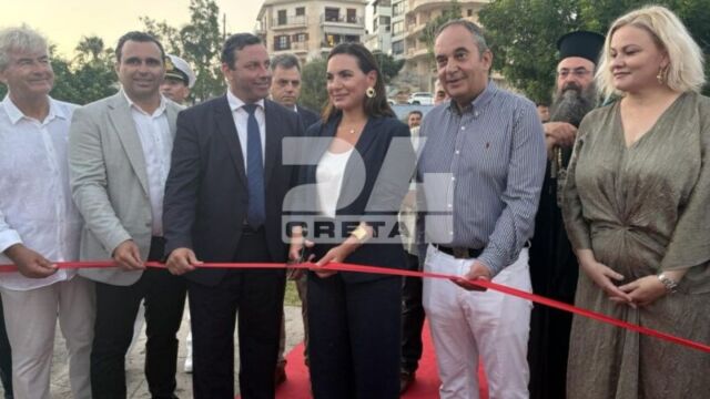Όλγα Κεφαλογιάννη: Στα εγκαίνια της αναβαθμισμένης μαρίνας Αγίου Νικολάου, στην Κρήτη – Παρών και ο Γιάννης Πλακιωτάκης (Εικόνες)