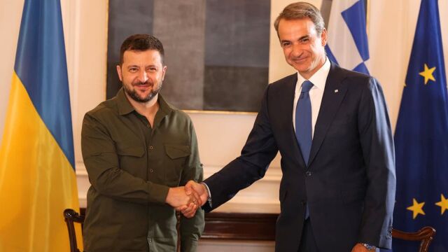 Το “ευχαριστώ” Ζελένσκι στον Μητσοτάκη για την Ημέρα της Ανεξαρτησίας της Ουκρανίας – “Είμαστε ευγνώμονες στον ελληνικό λαό για τη σταθερή στήριξη”
